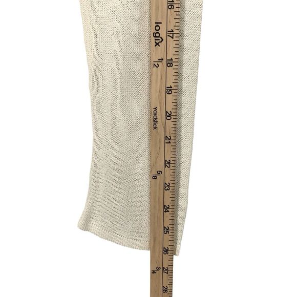 Sarah Pacino Translucent Open Back Sweater Cropped Boxy Designer Made In Italy - Picture 8 of 13